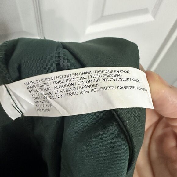 Eloquii Stretch Career Work Pants Green Size 20 30” Inseam - Picture 10 of 10